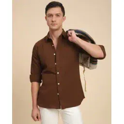 voroxy x ag Men Regular Fit Shirt with Spread Collar-picture-11