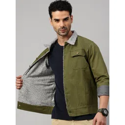 VOXATI Men Colourblocked Tailored Jacket-picture-34