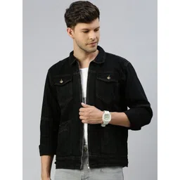 VOXATI Men Washed Denim Jacket Embroidered-picture-39