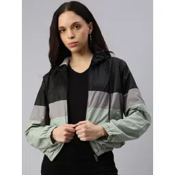 VOXATI Women Colourblocked No Crop Bomber Jacket-picture-39