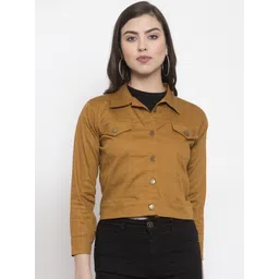 VOXATI Women Crop Denim Jacket-picture-24