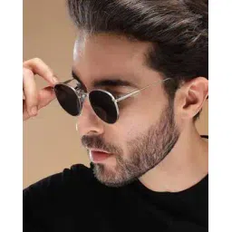 voyage 2038 UV-Protected Full-Rim Round Sunglasses-picture-24