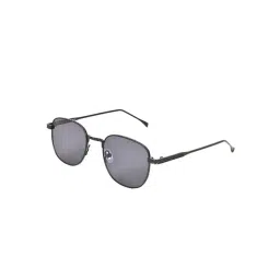 Voyage Black Round UV Protection Unisex Sunglasses-picture-25