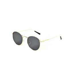 Voyage Black Round UV Protection Unisex Sunglasses-picture-36