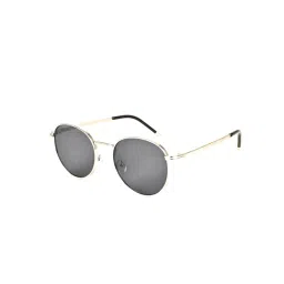 Voyage Black Round UV Protection Unisex Sunglasses-picture-40