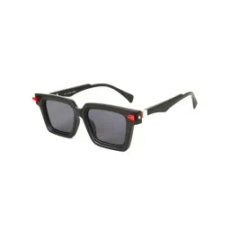 Voyage Black Square UV Protection Unisex Sunglasses-picture-17