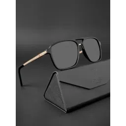 Voyage Black Wayfarer Polarised and UV Protected Lens Unisex Sunglasses-picture-31