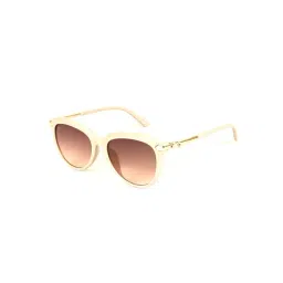 Voyage Brown Oval UV Protection Sunglasses for Women-picture-38