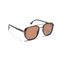 Voyage Brown Polarised and UV Protected Lens Wayfarer Unisex Sunglasses-picture-22