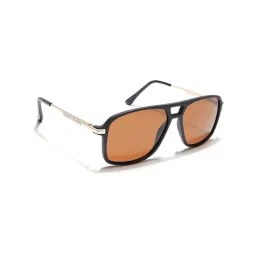 Voyage Brown Polarised and UV Protected Lens Wayfarer Unisex Sunglasses-picture-19