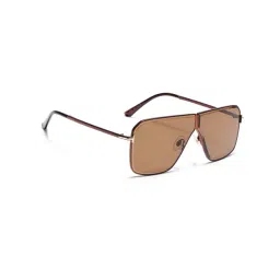 Voyage Brown UV Protection Wayfarer Unisex Sunglasses-picture-29