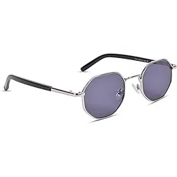 voyage Gradient Black & Clear Square Sunglasses for Women-picture-29