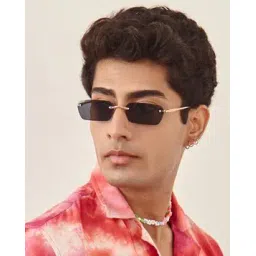 voyage Men UV-Protected Rectangular Sunglasses - 3405MG3786-picture-11