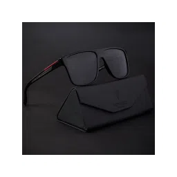 Voyage Shine Black Polarized Wayfarer Sunglasses for Men & Women - TR8100PMG4307-picture-24