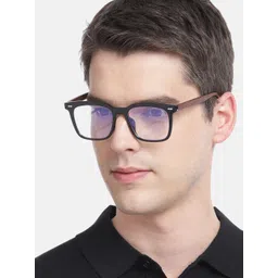 Voyage Unisex Black & Brown Full Rim Square Frames-picture-28