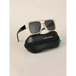 Voyage Unisex Black Lens & Black Wayfarer Sunglasses with Polarised and UV Protected Lens-picture-12
