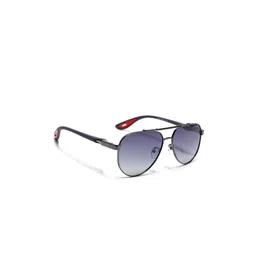 Voyage Unisex Grey Lens & Gunmetal-Toned Aviator Sunglasses with 9502PMG7139-picture-17