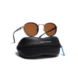 Voyage Unisex Round Sunglasses with Polarised and UV Protected Lens-picture-35