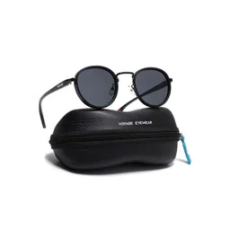 Voyage Unisex Round Sunglasses with Polarised and UV Protected Lens-picture-30
