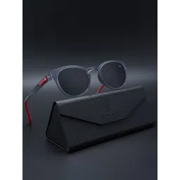 Voyage Unisex Round Sunglasses with Polarised and UV Protected Lens 895PMG4457-picture-33