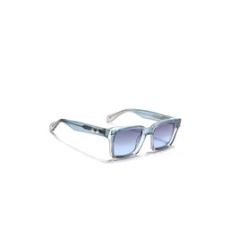 Voyage Unisex Square Sunglasses with UV Protected Lens 3209MG7330-Blue & Clear-picture-39
