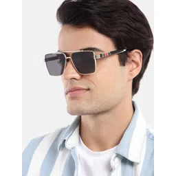Voyage Unisex Wayfarer Sunglasses with UV Protected Lens 58237MG4175-picture-35