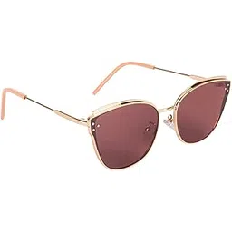 voyage UV Protected Cat-Eye Sunglasses for Women (Red Lens | Pink Frame | 5852MG2861)-picture-49