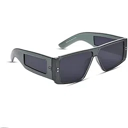 voyage UV Protection Black Square Sunglasses for Men & Women-picture-13