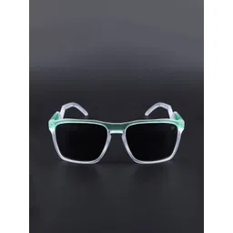 Voyage Wayfarer Polarized Sunglasses for Unisex Black Lens Blue 83116PMG6757Z image 4