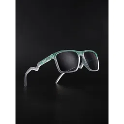 Voyage Wayfarer Polarized Sunglasses for Unisex Black Lens Blue 83116PMG6757Z image 1