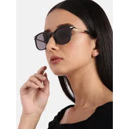 Voyage Women Black UV Protected Wayfarer Sunglasses A3046MG3182-picture-26