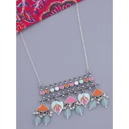 Voylla Bagh-E-Fiza Floral Motifs Necklace-picture-47