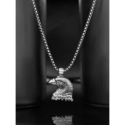 Voylla Black Eclipse Majestic Eagle Pendant-picture-30