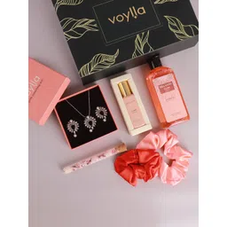 Voylla Glow of Love Beaded Jewellery Set With Karwa Chauth Gift Hamper-picture-30