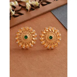 Voylla Gold-Plated Circular Studs-picture-35