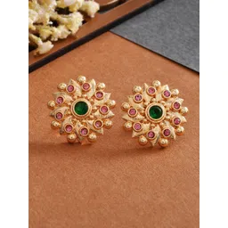 Voylla Gold-Plated Circular Studs-picture-36