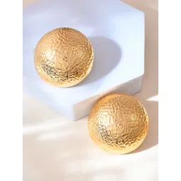 Voylla Gold Plated Contemporary Studs Earrings-picture-17