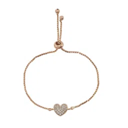 Voylla Gold Plated Faux Kundan Adorned Chain Style Brass Bracelet image 4