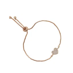 Voylla Gold Plated Faux Kundan Adorned Chain Style Brass Bracelet image 5