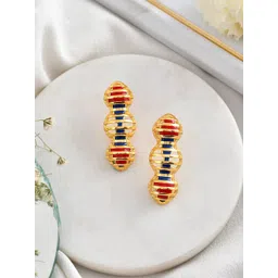 Voylla Gold-Plated Studs Earrings image 1