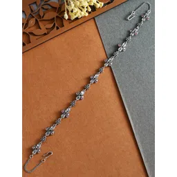 Voylla Silver-Plated Stone studded Maang Tika-picture-22