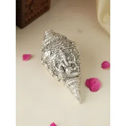 Voylla Silver-Toned Sankh Religious Idol Showpiece-picture-21