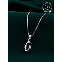Voylla Silver Tropical Wildlife Icy Cold Penguin Pendant-picture-36
