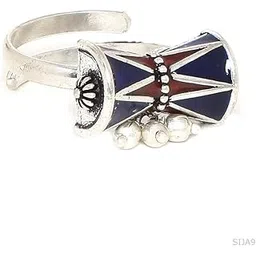 voylla Statement Ring for Women and Girls | Oxidised Adjustable Ring | Everyday, Festive, Wedding | Gift-picture-28