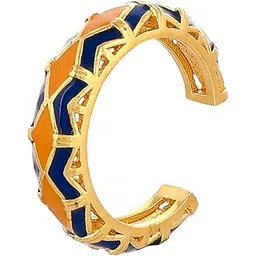 voylla Zulu Chisomo Enameled Band-picture-45