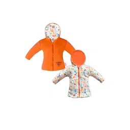 VParents Unisex Kids Cotton Reversible Hoodie Jacket-image-42