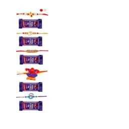 VR Creatives 5 Rakhi Combo with Chocolate-picture-13