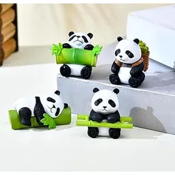 VRB Dec Miniature Decor Items Set for Unique Gift,Home,Living Room,Office,Restaurant Decor,Military Showpiece,Perfect Valentine Decoration Items (Panda Miniature Toys Design 2)-picture-23