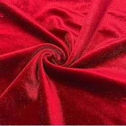vrb dec VRB DecTM 1 MTR Multi Purpose Velvet Fabric Cloth for Decoration, Trousseau Packing, Party Hall, Bouquet, Gift Packing, Decor, Pooja Room (1 MTR, Red), Solid-picture-29