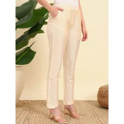 VredeVogel Women Relaxed Slim Fit Easy Wash Trousers-picture-20